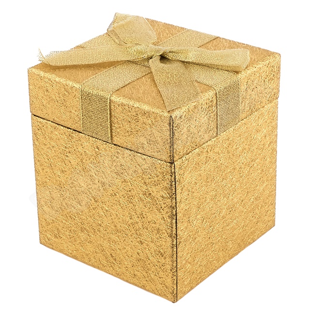 Pudełka papierowe BSJ4085 - złote